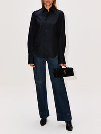 New Classic Shirt,WARDROBE.NYC,BLACK,Image 2