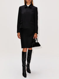 Tailored Jacket,BALENCIAGA,BLACK,Image 2