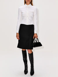 Tailored Skirt,BALENCIAGA,BLACK,Image 2