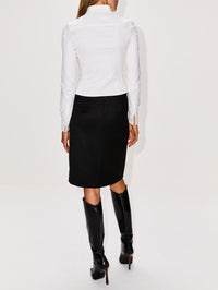Tailored Skirt,BALENCIAGA,BLACK,Image 4