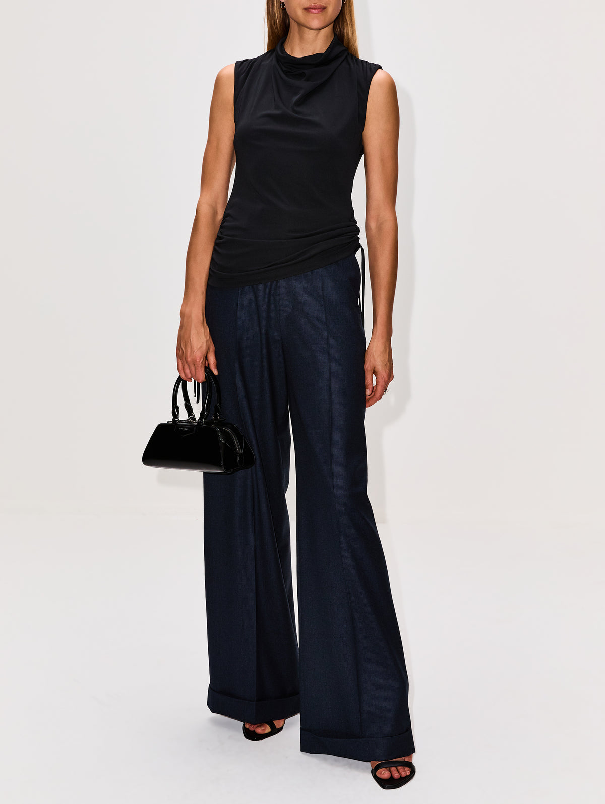 Elna Top,PROENZA SCHOULER WHITE LABEL,BLACK,Image 2