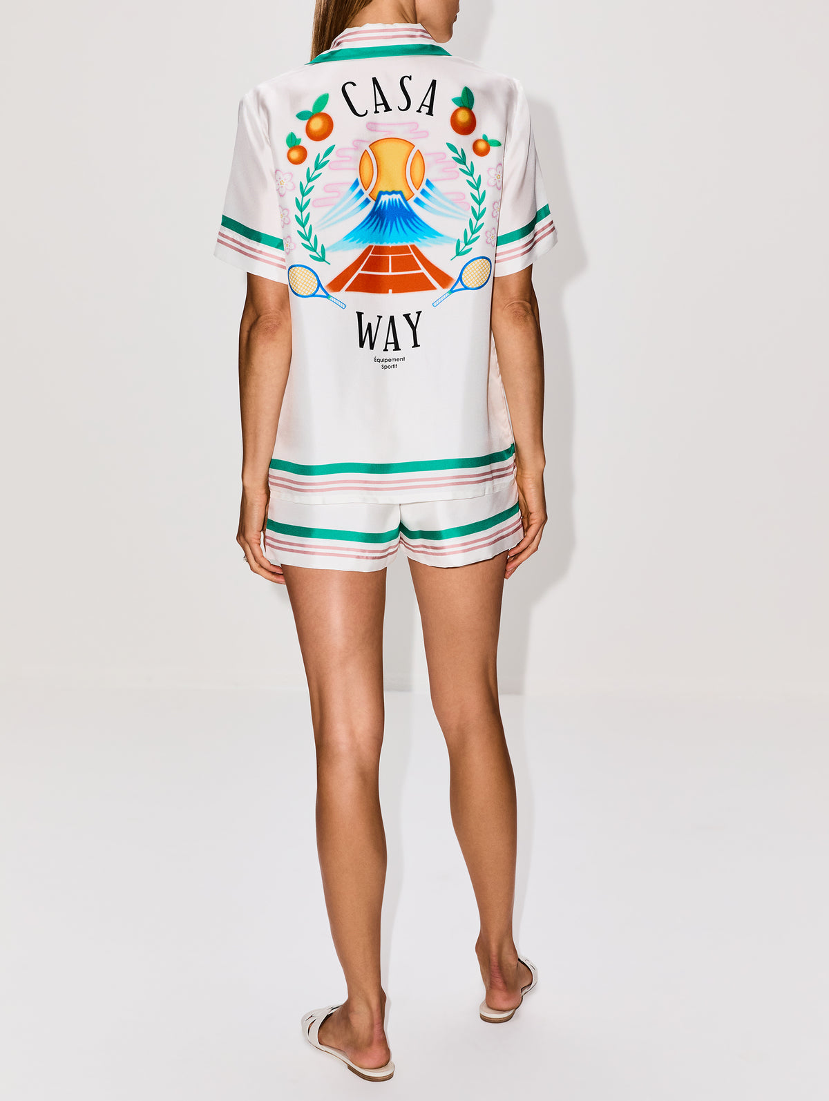 Silk Short,CASABLANCA,CASA WAY,Image 3