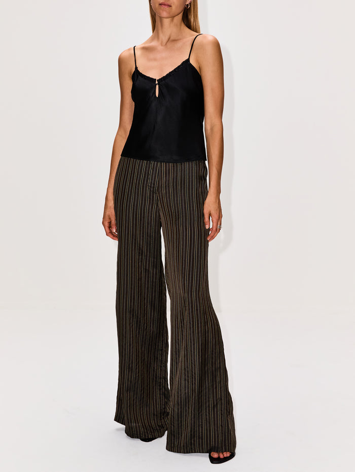 Penn Pant,DRIES VAN NOTEN,BROWN,Image 1