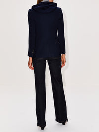 Hooded Blazer,ELEVENTY,BLUE,Image 3