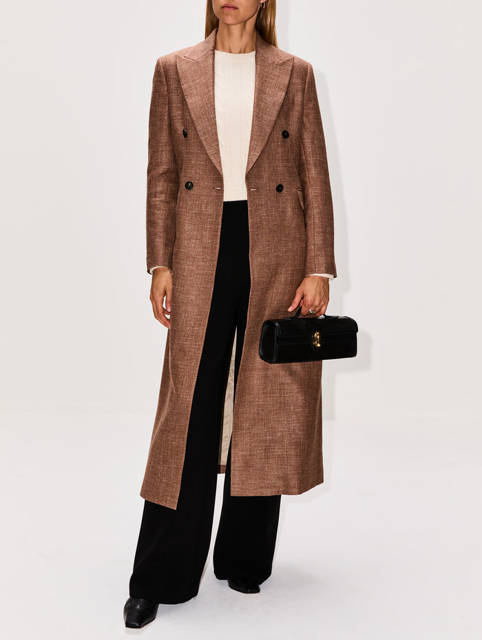 Dust Coat,ELEVENTY,COGNAC,Image 1