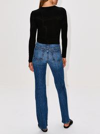 Jade Long Sleeve Top,ELYSEWALKER LABEL,BLACK,Image 3