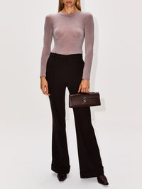 Jade Long Sleeve Top,ELYSEWALKER LABEL,MUSHROOM,Image 2