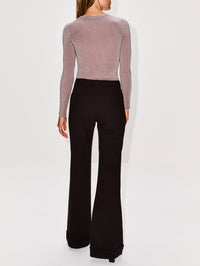 Jade Long Sleeve Top,ELYSEWALKER LABEL,MUSHROOM,Image 3