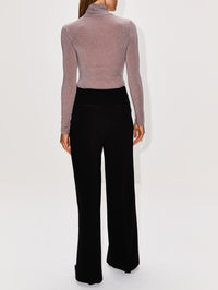 Jade Turtleneck Top,ELYSEWALKER LABEL,MUSHROOM,Image 3