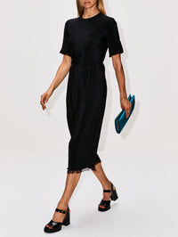 Brooke T-Shirt Dress,FFORME,BLACK,Image 3