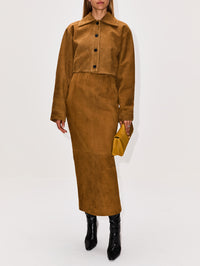 Sue Jacket,KHAITE,TOFFEE,Image 2