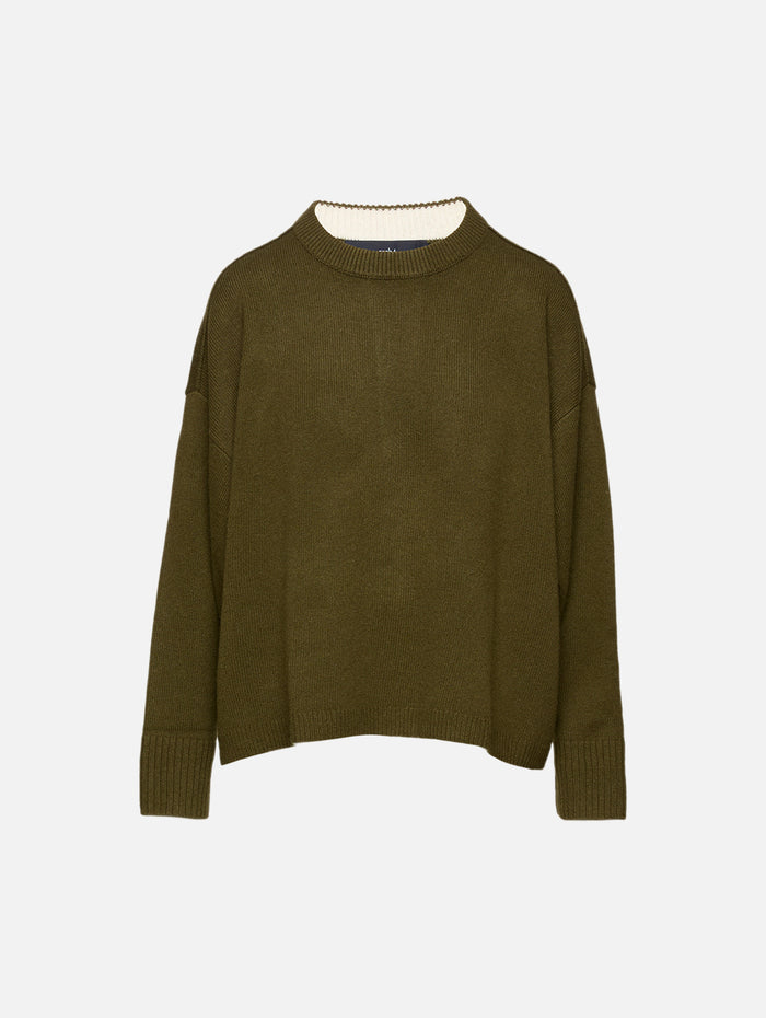 Elena Top,ARCH4,DARK OLIVE,Image 1