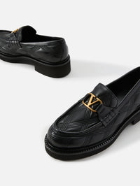 Quiltie Loafer 67mm,VALENTINO GARAVANI,NERO,Image 2
