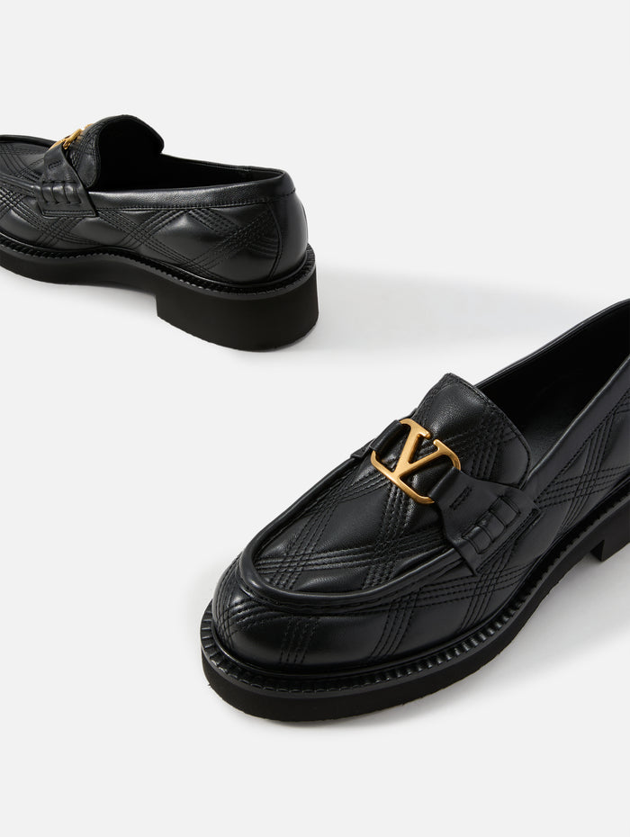Quiltie Loafer 67mm,VALENTINO GARAVANI,NERO,Image 1