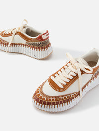 Nama Sneaker,CHLOÉ,RUSTED BROWN,Image 2