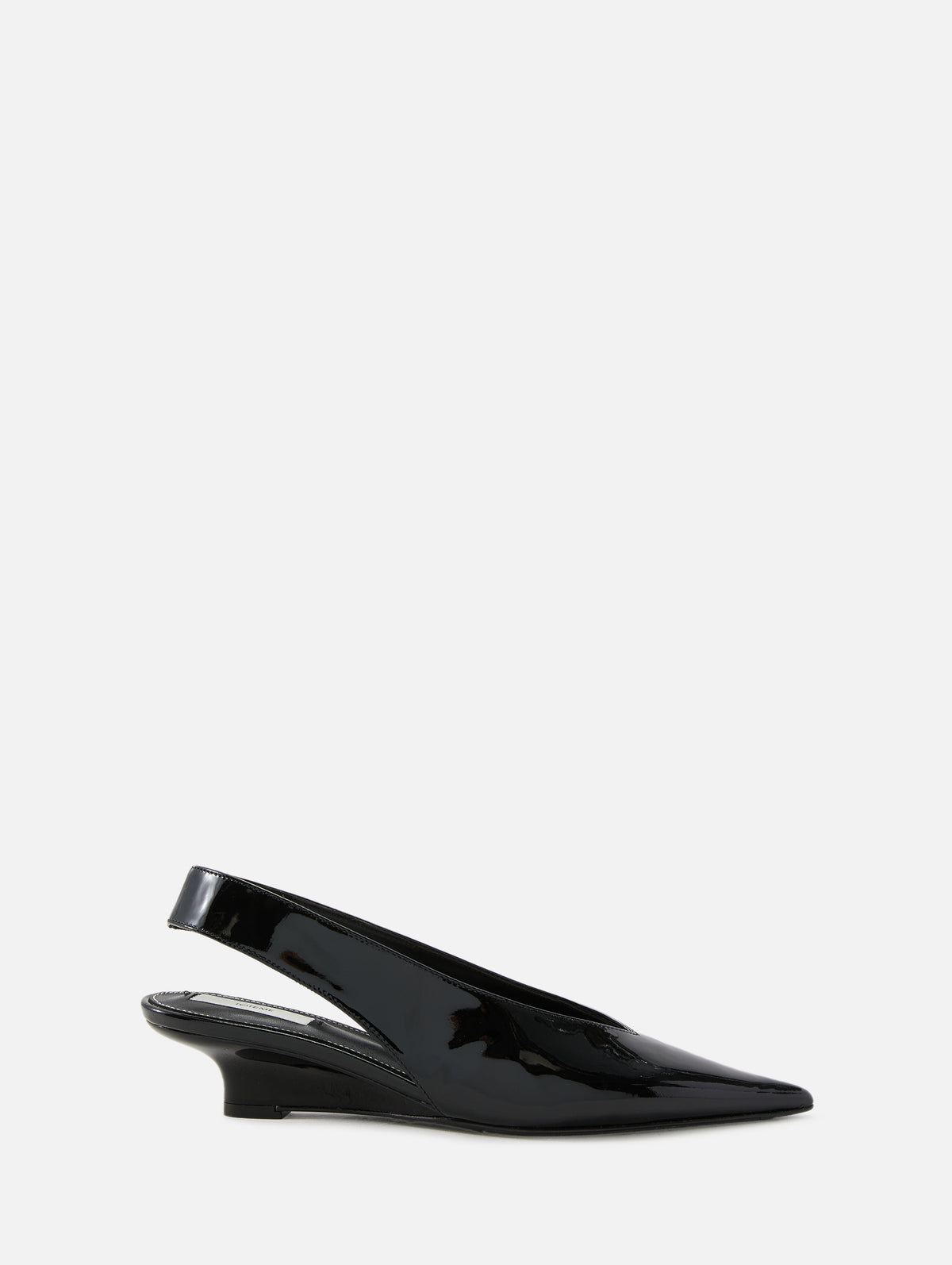 Slingback Wedge,TOTÉME,BLACK,Image 1
