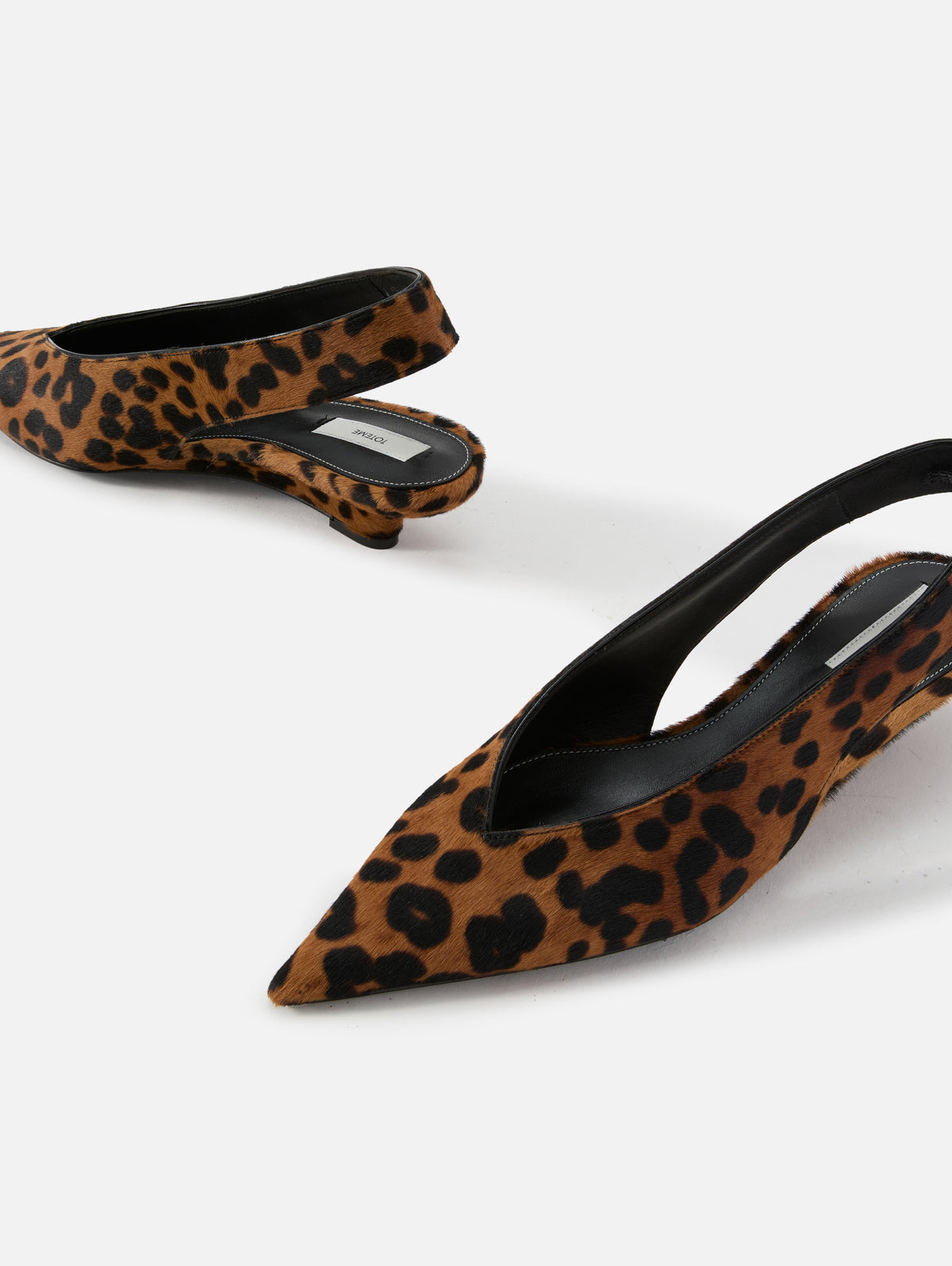 Pony Slingback Wedge,TOTÉME,LEOPARD,Image 2