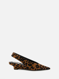 Pony Slingback Wedge,TOTÉME,LEOPARD,Image 1