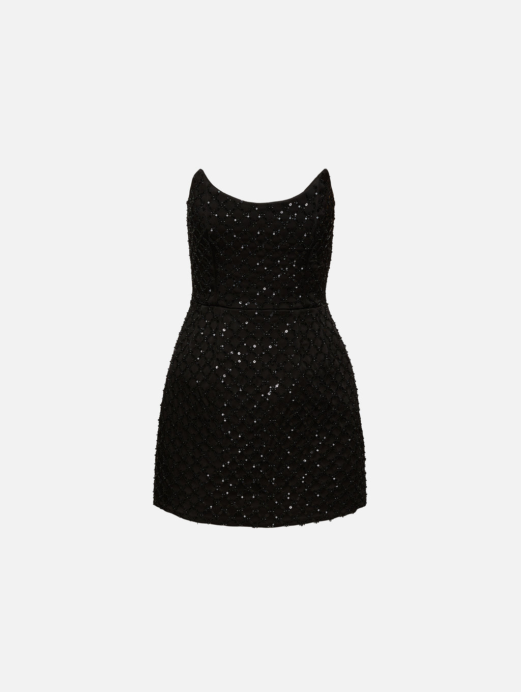 black mini bustier dress Neve Mini Dress Black Size 12