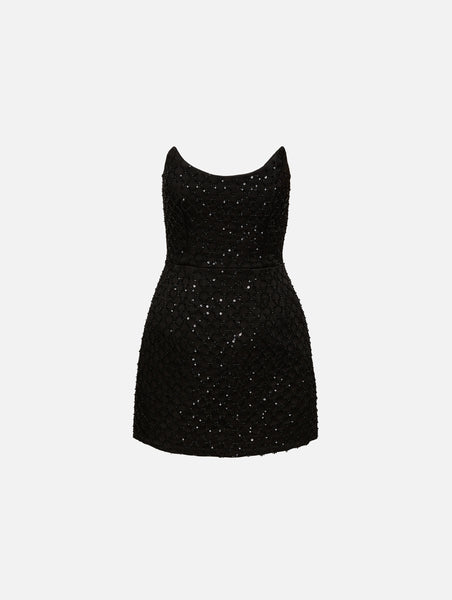 Neve Mini Dress Black Size 10