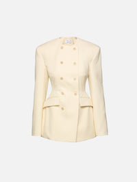 RHW Blazer Dress,WARDROBE.NYC,IVORY,Image 1