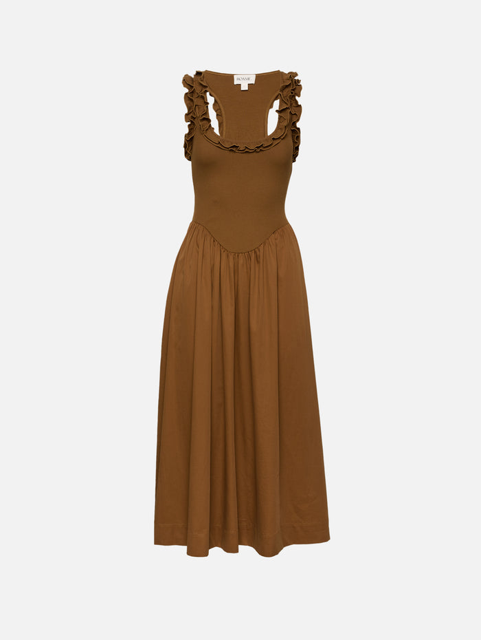 Paloma Maxi Dress,ROAME,TOFFEE,Image 1