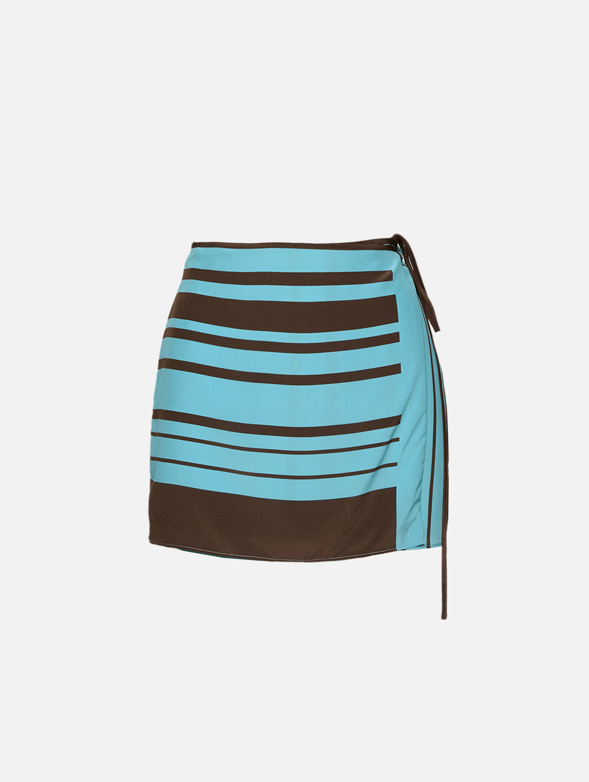 Rioja Wrap Mini Skirt,SIR.,PACHA MINERAL STRIPE,Image 1