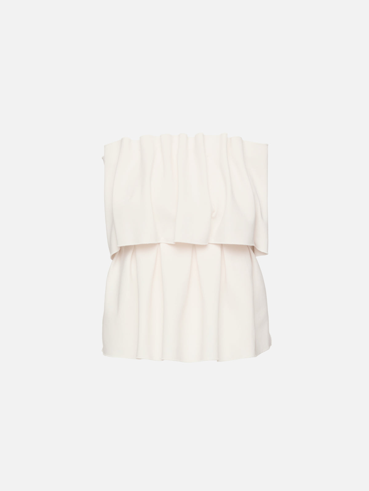Sculpted Tube Top,HOUSE OF DAGMAR,WHITE,Image 1