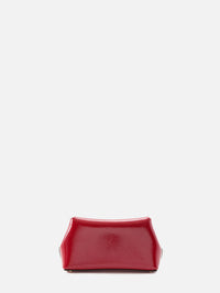 Mini T Lock Naplack Clutch,TOTÉME,015 RED,Image 3