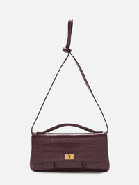 Bel Air Clutch,BALENCIAGA,DARK BURGUNDY,Image 1