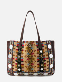 Nellcote Large Patterned Tote,VALENTINO GARAVANI,MULTI/TESTA DI MORO,Image 1