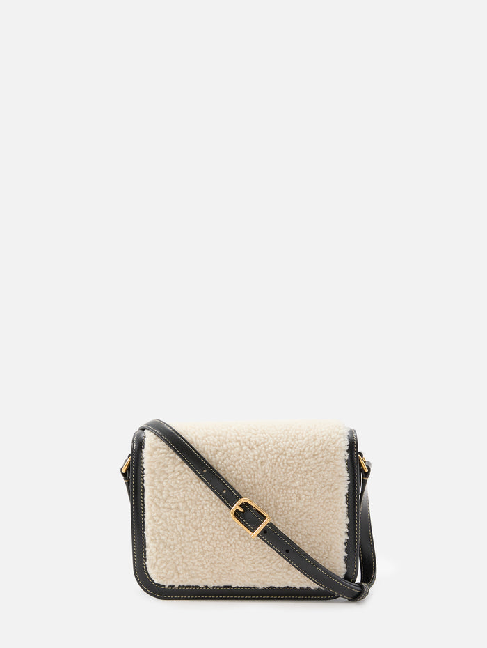9 to 5 Shoulder Bag,VALENTINO GARAVANI,NATURALE/NERO,Image 1