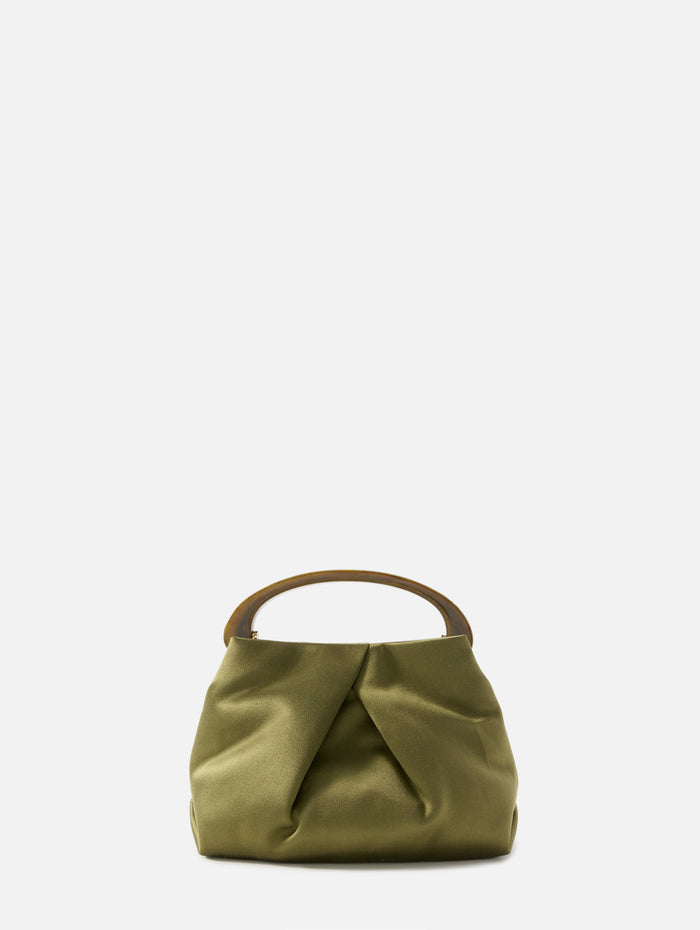 Crisp Top Handle Bag,DRIES VAN NOTEN,OLIVE,Image 1