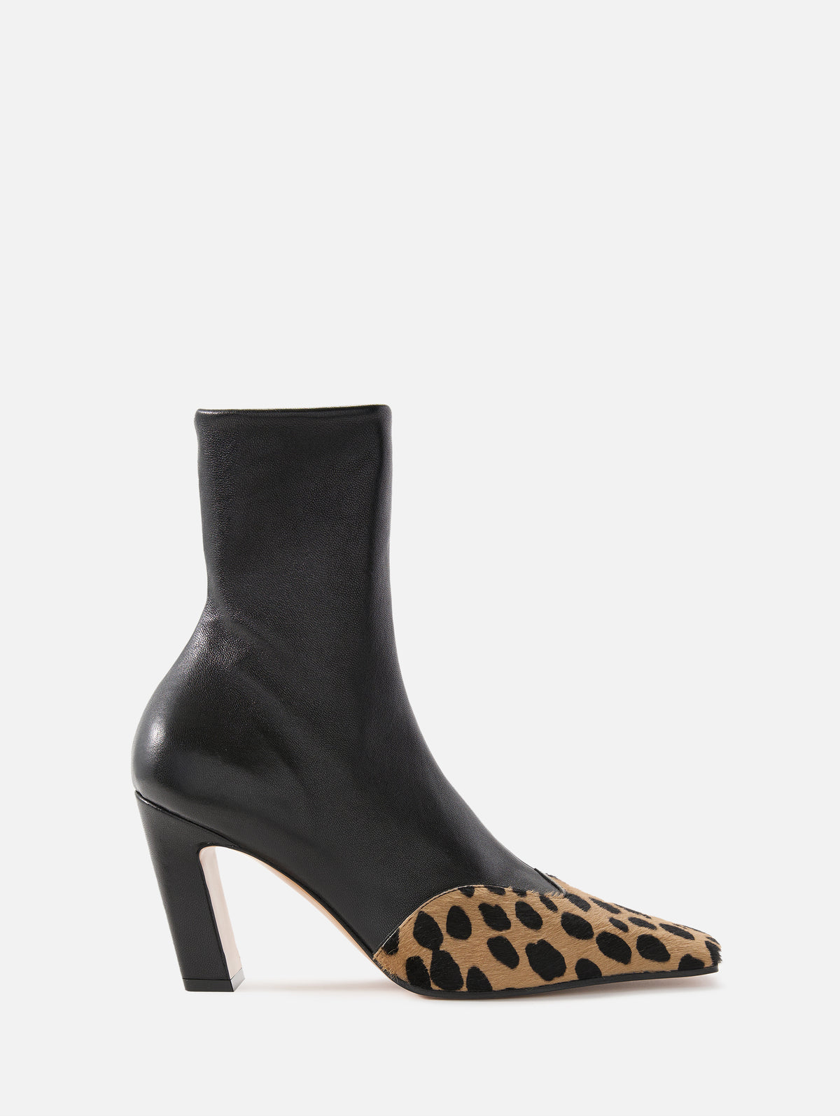 Nevada Ankle Stretch Boot 85mm,KHAITE,CAMEL/BLACK,Image 1