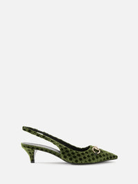 Erin Slingback Sandal,GUCCI,VERDE BOSCO,Image 1