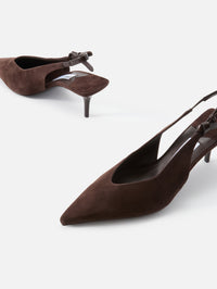 Cami Slingback 60mm,JIMMY CHOO,CHOCOLATE/CHOCOLATE,Image 2