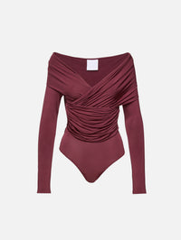 Otto Bodysuit,PARIS GEORGIA,OXBLOOD,Image 1