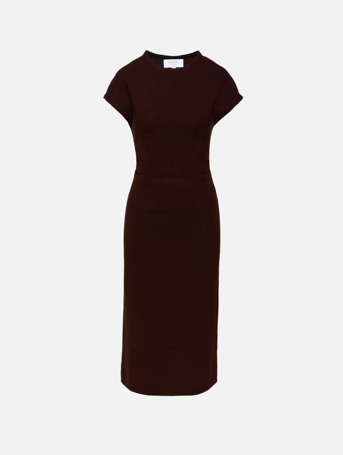 Cap Ferrat Dress,LA LIGNE,CHOCOLATE,Image 1