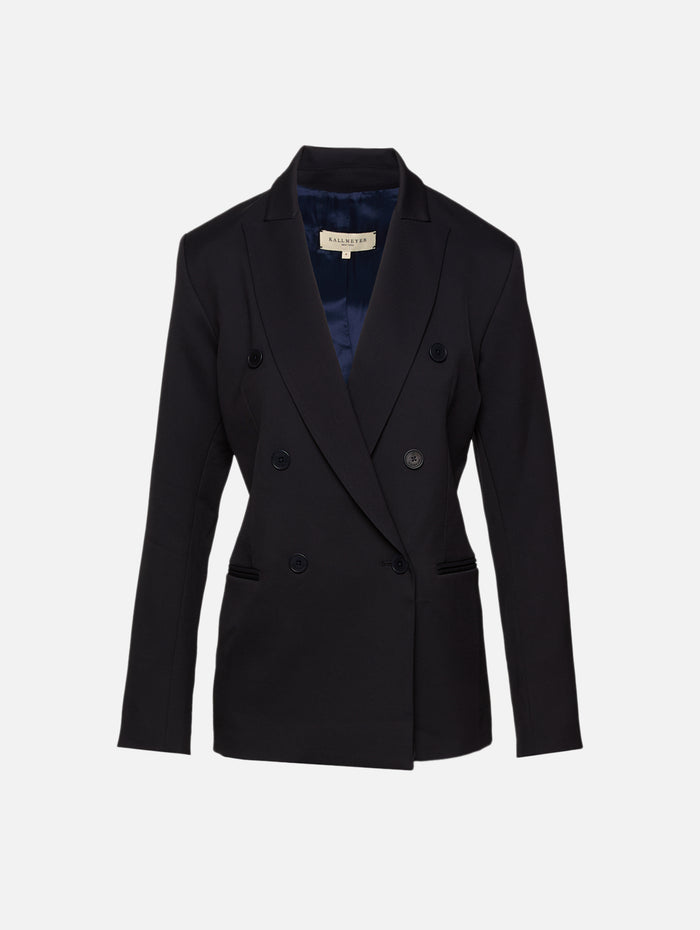 Carmen Double Blazer,KALLMEYER,NAVY,Image 1