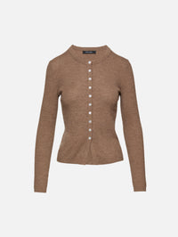 Avery Ribbed Cardigan,ELYSEWALKER LABEL,IVORY,Image 7