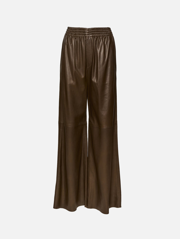 Wide Leg Pant,PETAR PETROV,UMBER,Image 1