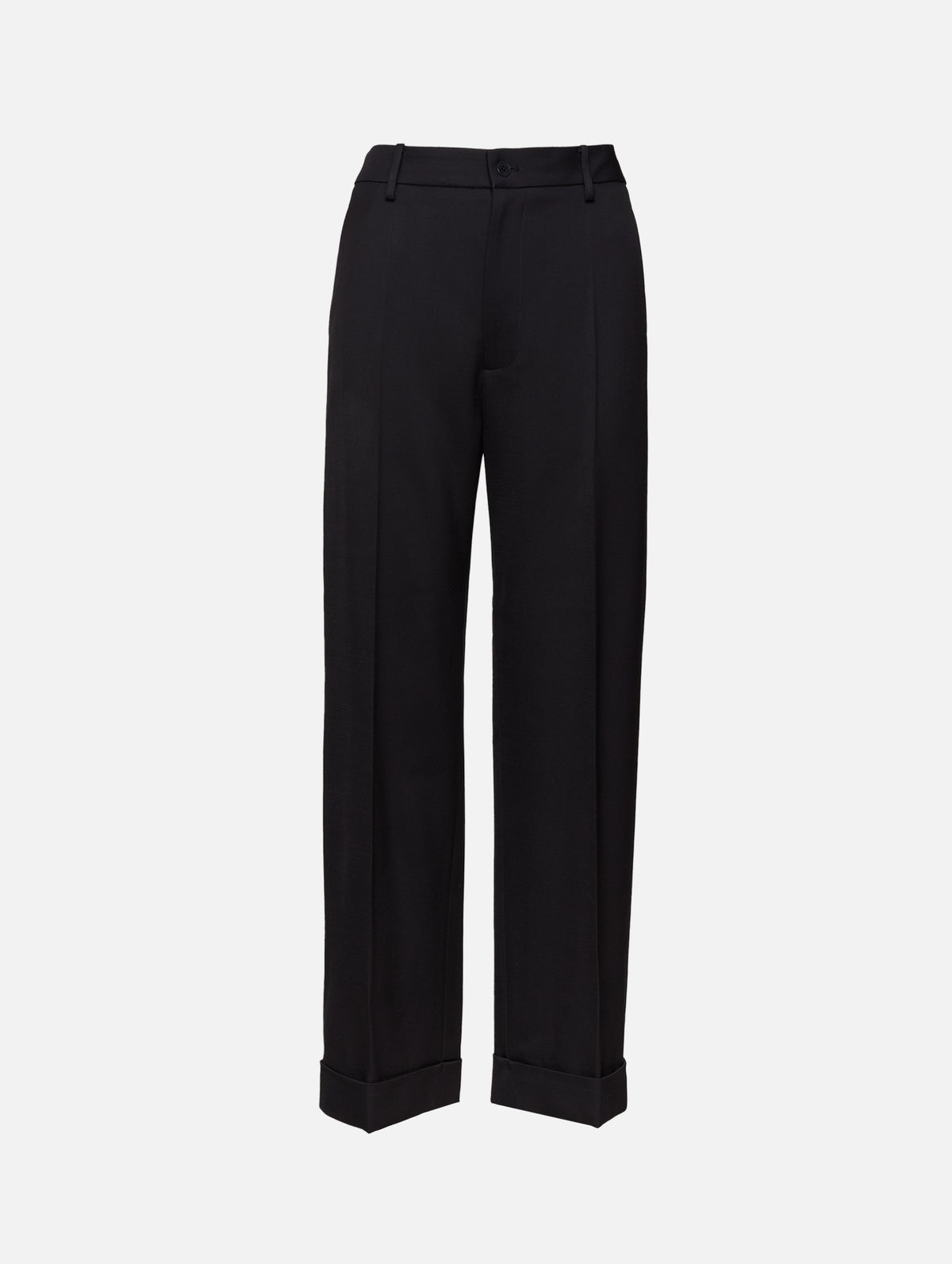 Irene Cuff Trouser,KALLMEYER,NAVY,Image 1