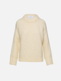 Gus Sweater,LA LIGNE,CREAM WHITE,Image 1