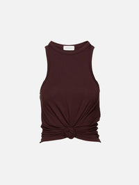 Knot Tank Top,MAGDA BUTRYM,BROWN,Image 1