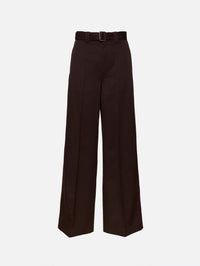 Flat Front Trouser,CHRISTOPHER JOHN ROGERS,PUMPERNICKEL,Image 1