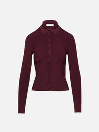 Tielt Cardigan,DRIES VAN NOTEN,BURGUNDY,Image 1