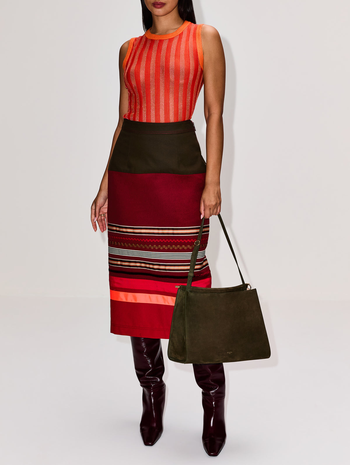 Pleated Shell Tank,CHRISTOPHER JOHN ROGERS,MABOLO,Image 2