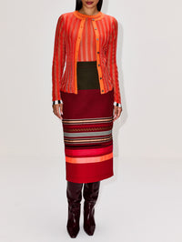 Pleated Cardigan,CHRISTOPHER JOHN ROGERS,MABOLO,Image 2