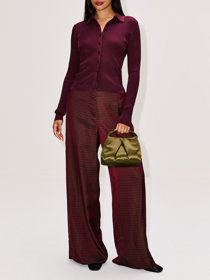 Crisp Top Handle Bag,DRIES VAN NOTEN,OLIVE,Image 1