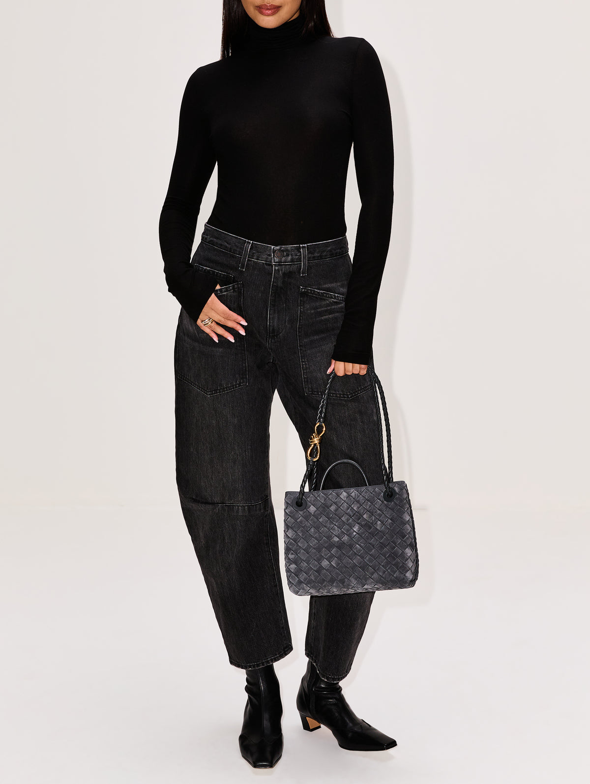 Shon Jean,NILI LOTAN,STONE BLACK WASH,Image 2